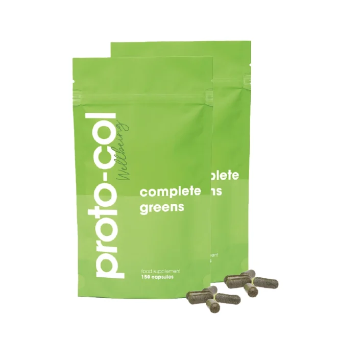 15 superalimentos Cápsulas Complete Greens Dúo